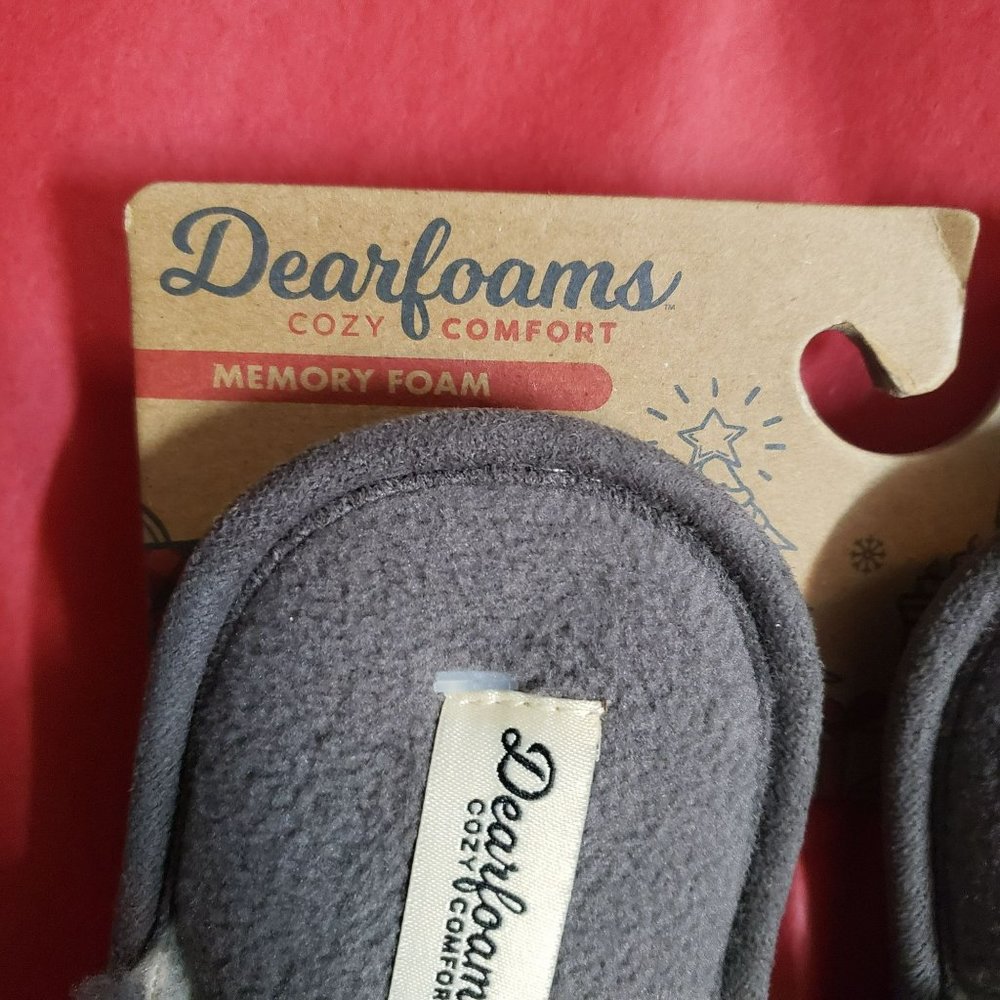 Dearfoams Cozy Comfort Women's Ask Dad Slippers/Outdoor Outsoles Offer Extra Sup - Picture 5 of 14